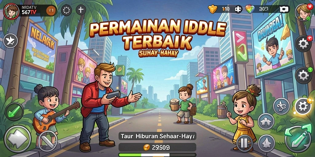 Tampilan screenshot 567TV menunjukkan gameplay santai dan menghibur.