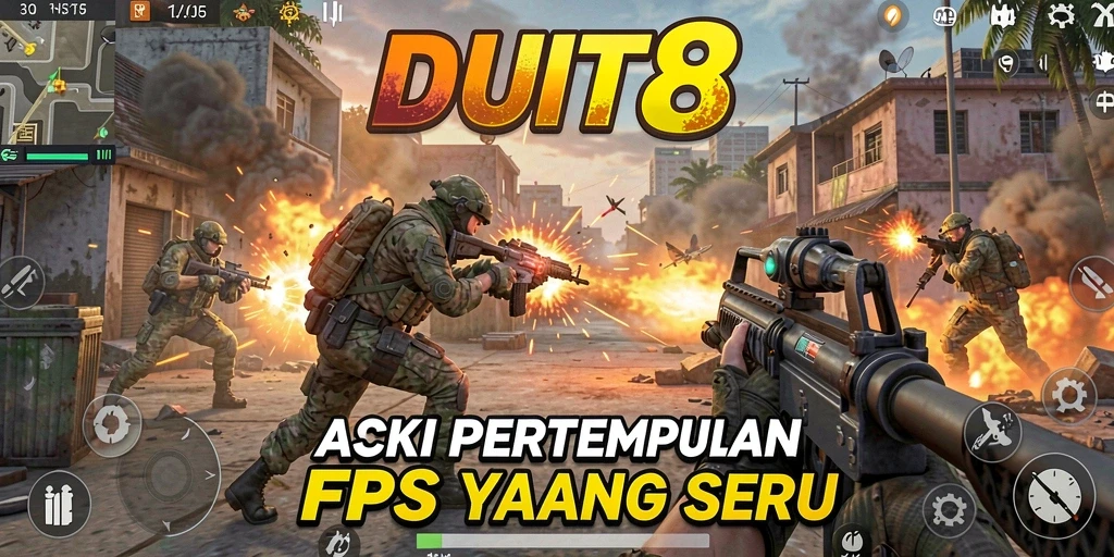 Tampilan seru pertempuran dalam DUIT8 yang memukau.