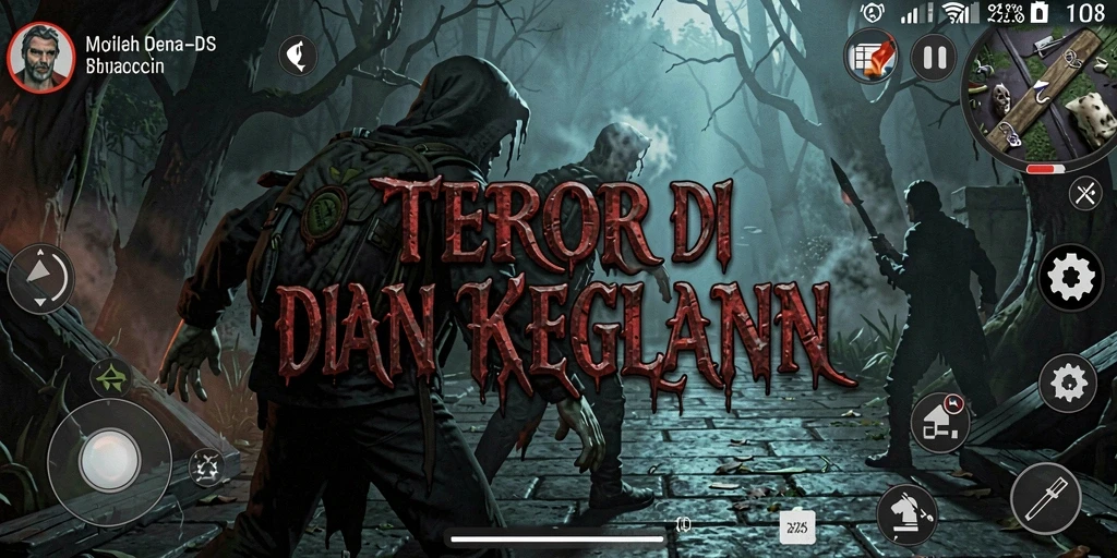 Tampilan gameplay menakutkan di FO8 yang memicu ketegangan.