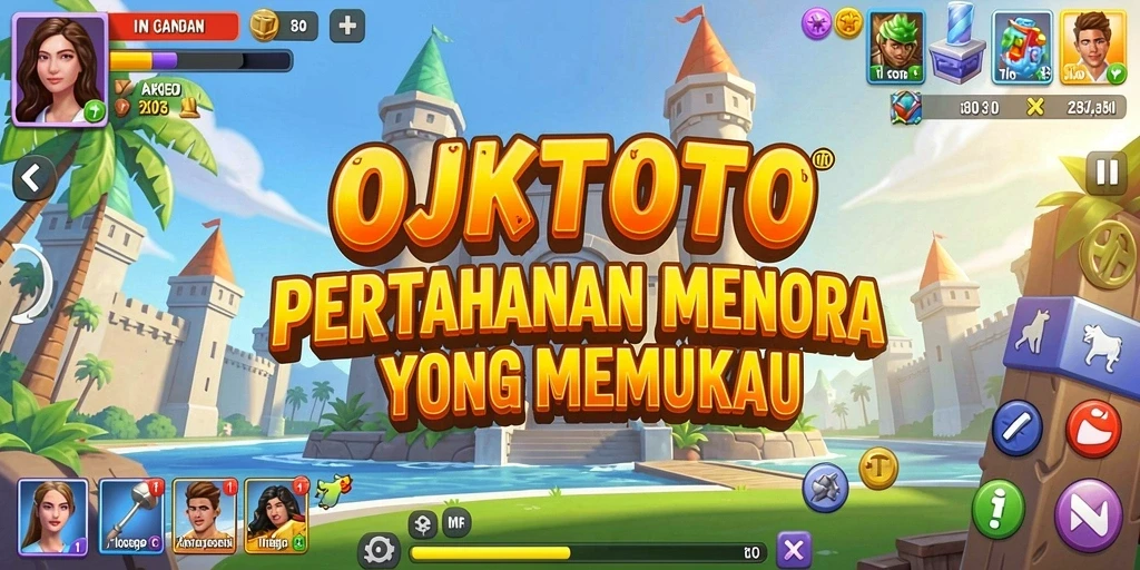 Tampilan gameplay OJKTOTO yang menegangkan dan strategis.