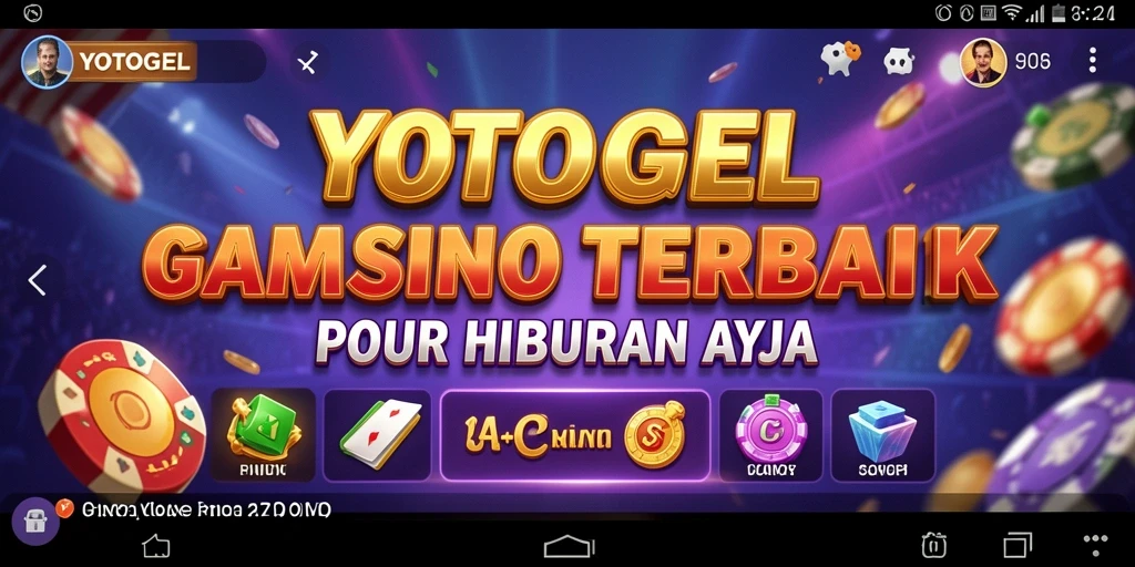 Tampilan gameplay menarik dari YOTOGEL dengan banyak variasi permainan.